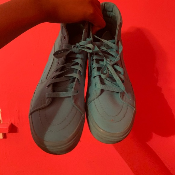 Blue High Top Vans - Picture 2 of 4